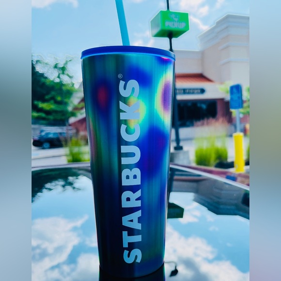Starbucks Oil Slick Stainless Steel Tumbler Rainbow Cold Cup 24oz Venti New 2023 - Picture 8 of 8
